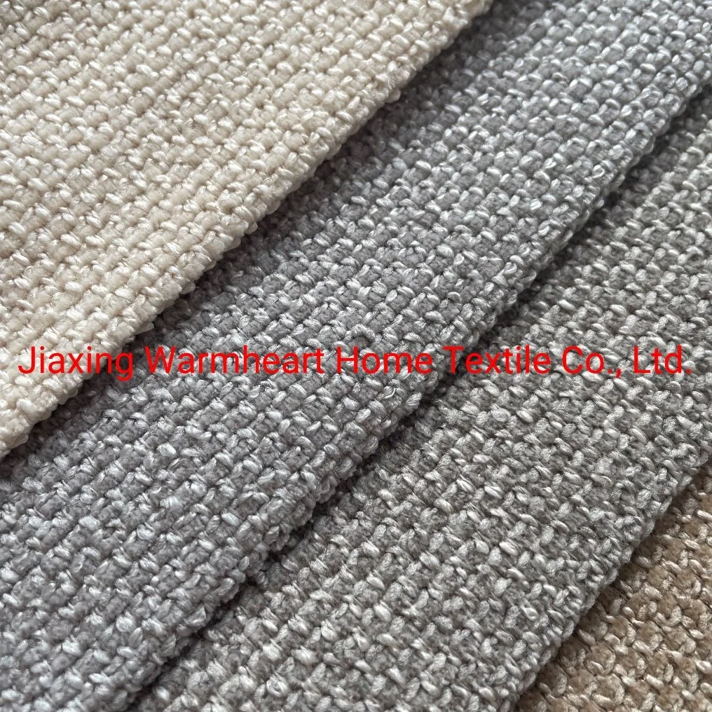 Polyester Chenille Stoff für Sofa Möbel Stuhl (WH24)