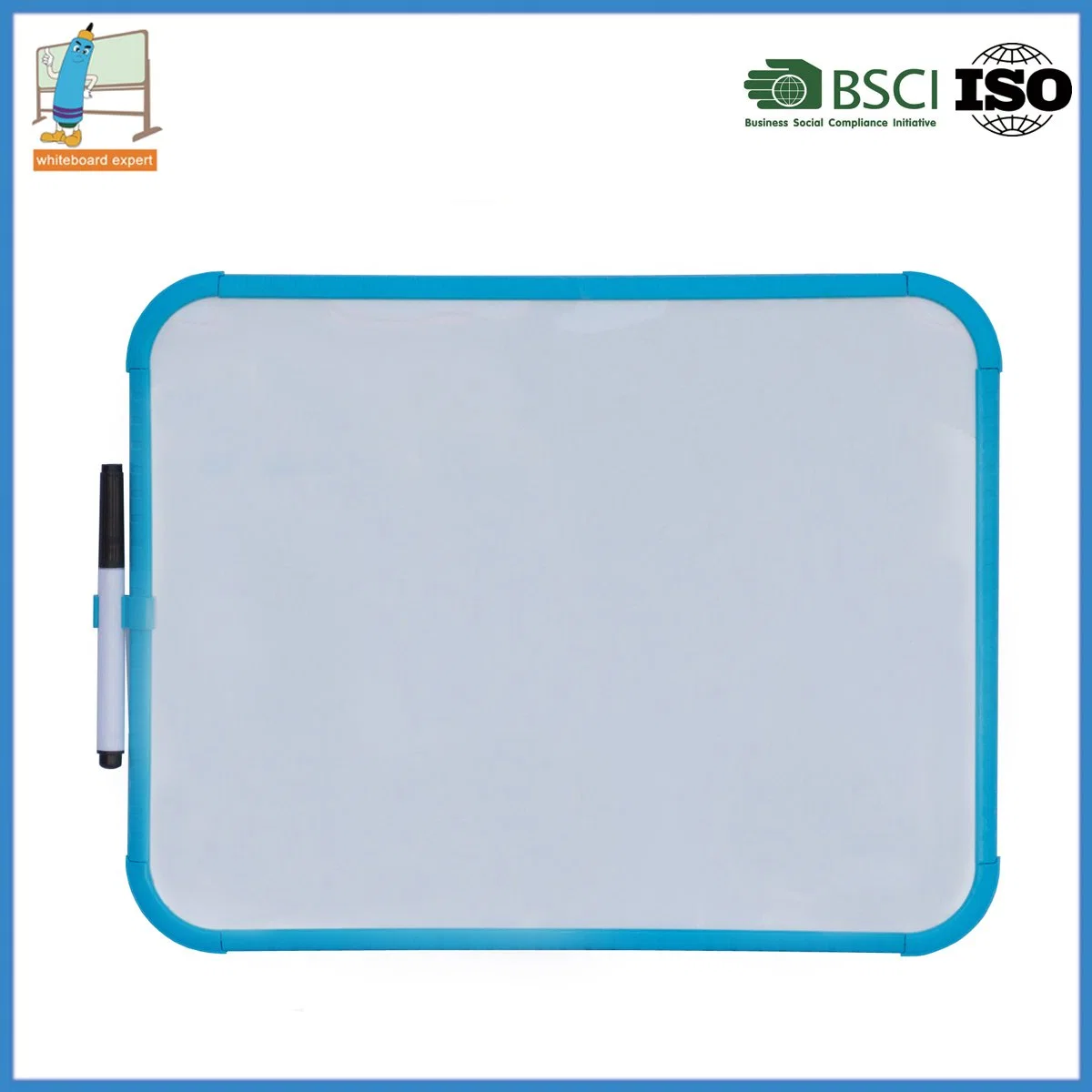 Magnetic Kids Whiteboard Dry Wipe Board 5 Colors Mini Drawing White Boards 27.9*35.6cm Small Board Free Marker Pen