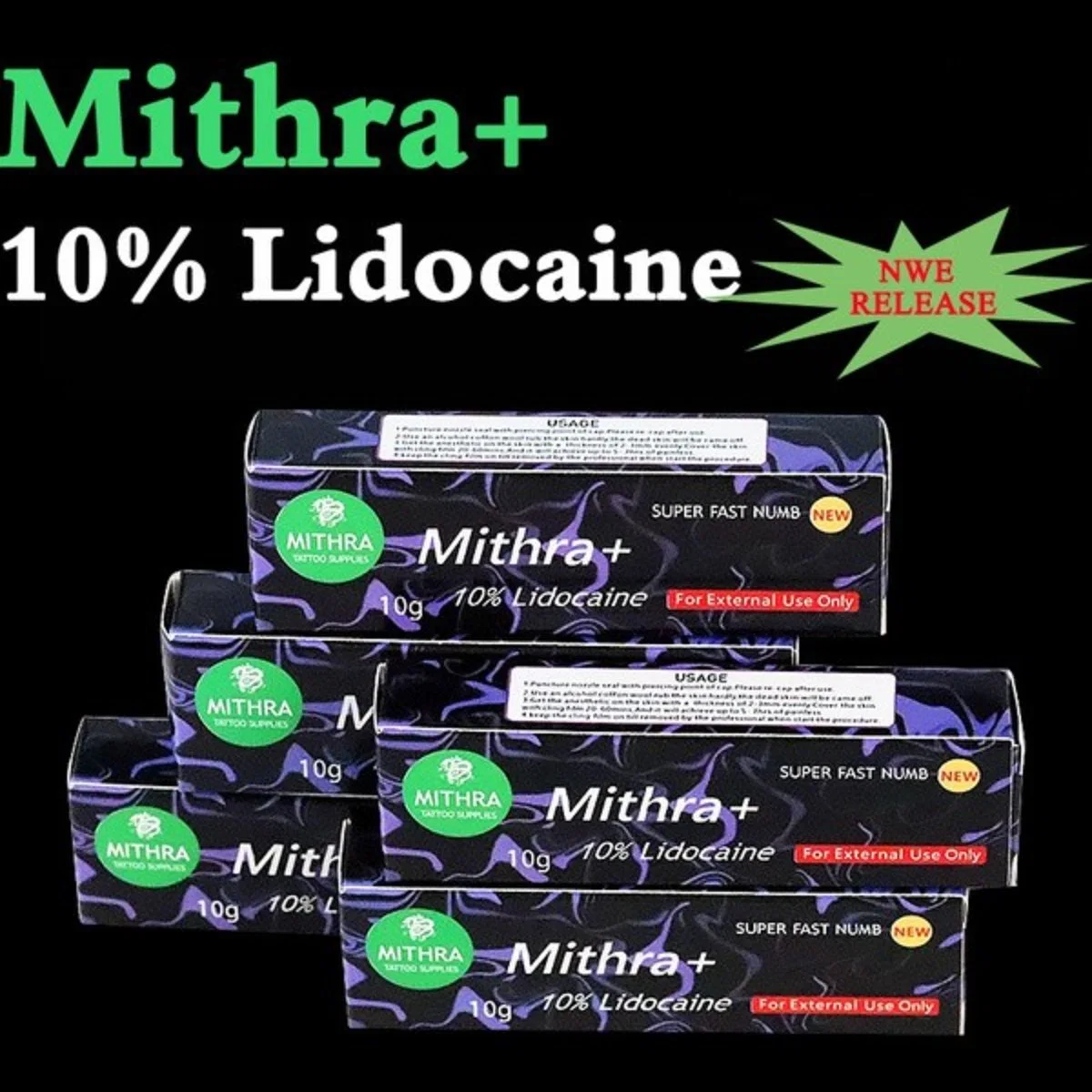 Mithra Tattoo Numbing Cream Lidocaine Anesthetic Piercing Ointment Microblading Semi Permanent Makeup Supply