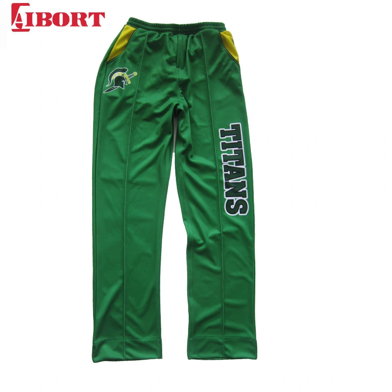 Aibort Polyester Sublimated Sports Trouser Lawn Bowls Custom Training Pants (pant 101)