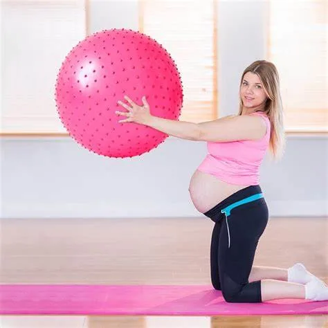 55cm/65cm/75cm/85cm Home Gym Anti- Burst Spiky Massage Function Yoga Ball with Pump