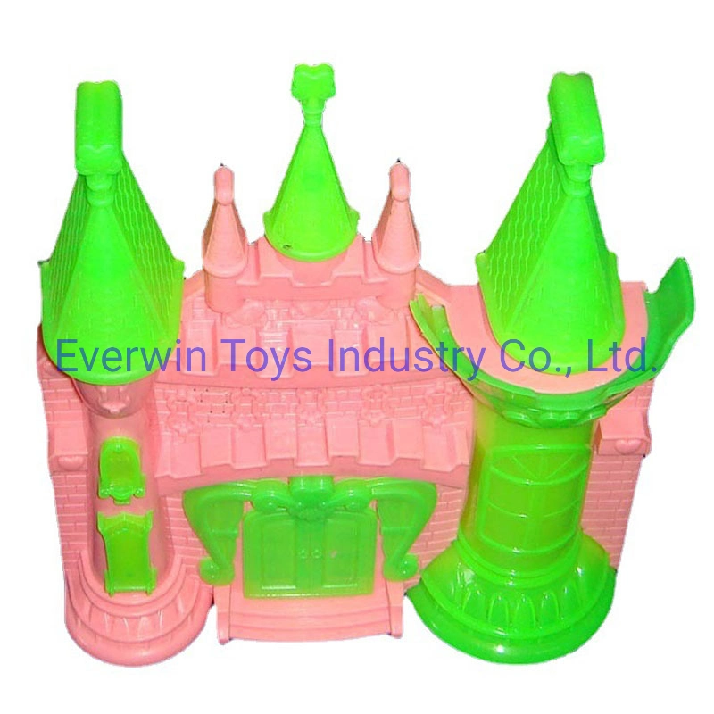 Preschool Plastic Toys Doll House Mini Playground Toy for Kids