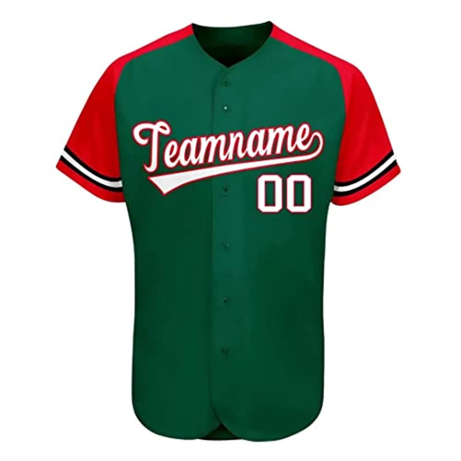 Two Button Softball Jersey Wholesale Two Button Baseball Jersey Men Custom Baseball Jersey for Team League