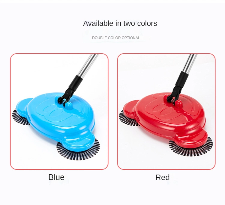 Hot Selling Household Floor Cleaning Brush Long Handle Broom and Dustpan Set Hand Push Sweeper Hand-Propelled Sweeper