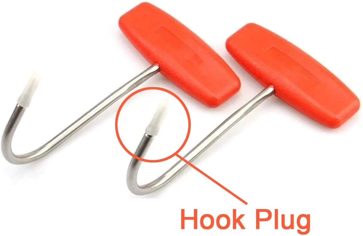 T Shaped Boning Hooks Meat Hooks Butcher Tool Kit