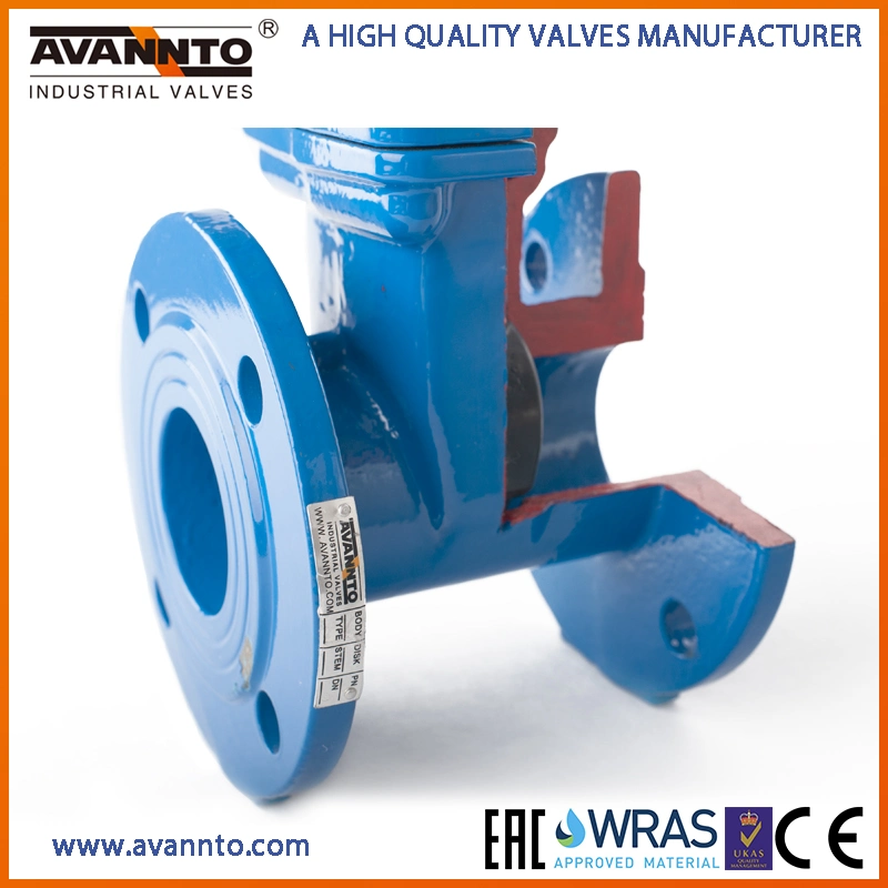 Good Product DIN3202 F4 F5 Wras Acs CE Ggg40/50 Ductile Cast Iron Non-Rising Stem OS&Y Resilient Seated Flanged Wedge Water Gate Valves Form Manufacturer