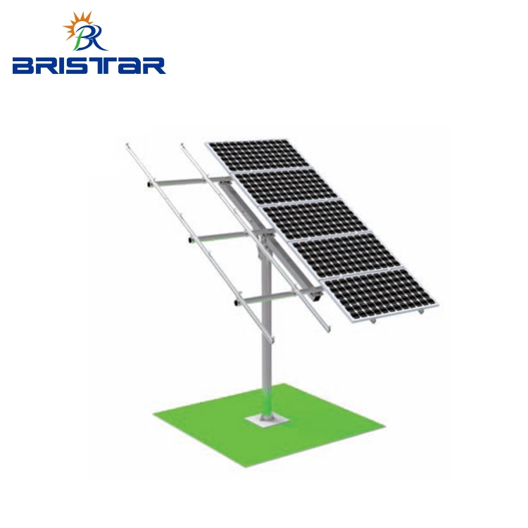 Carbon Steel Single Pole Solar Mounting System Solar Pole Racks Ground Solar Support