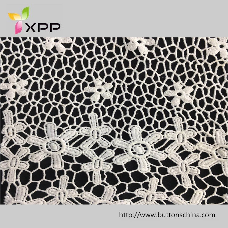 2019 Fashion Design More Color Cotton Fabric for Garments Curtain Polyester Garment Lace