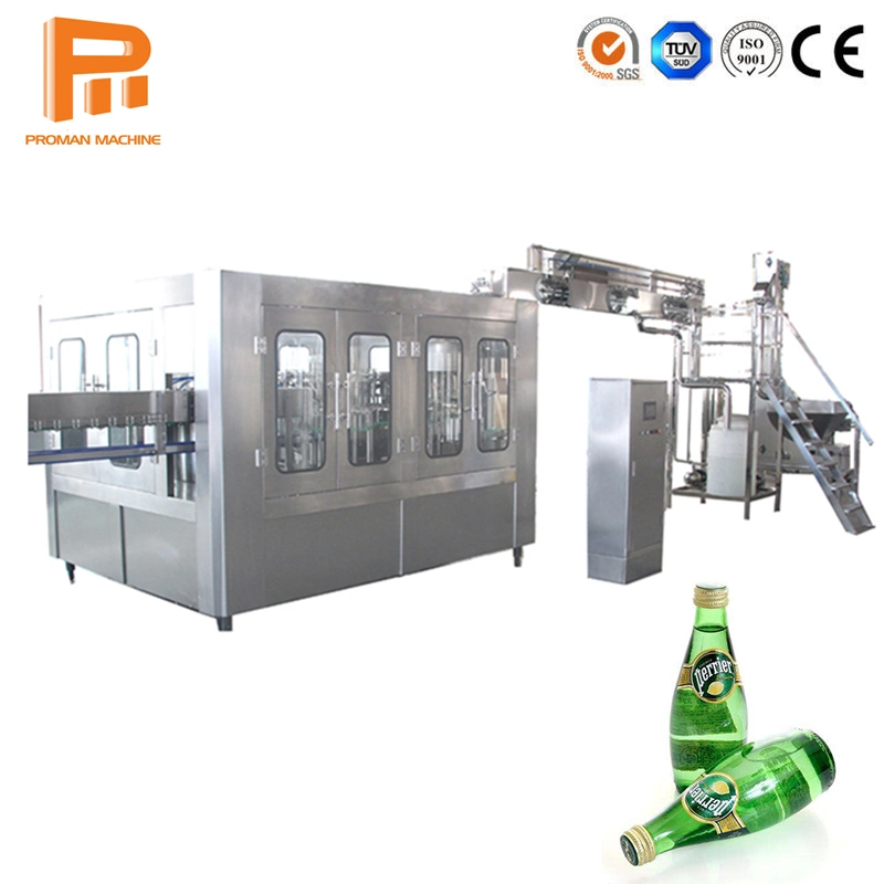 Automatic Glass Bottle with Crown Cap Beer Filling Capping Machine