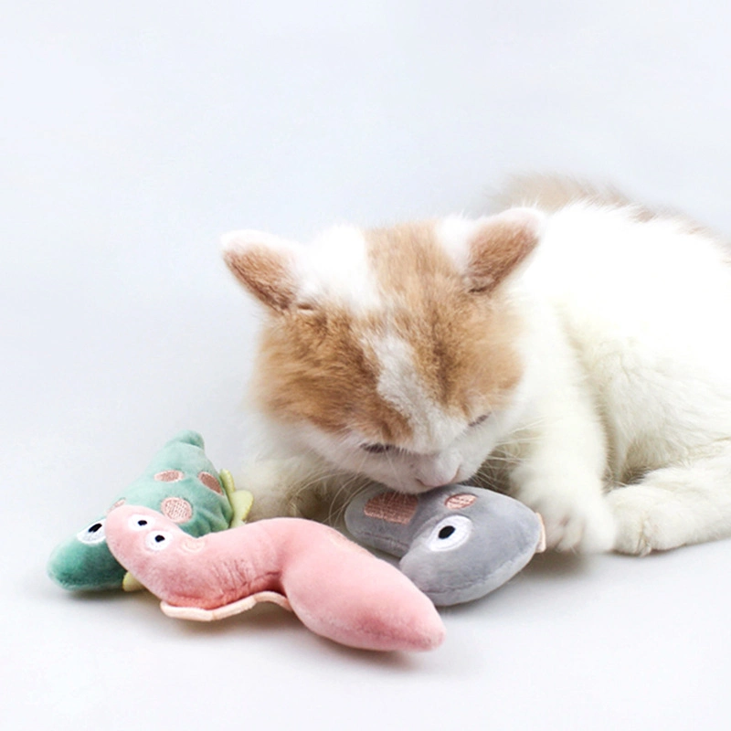 Factory Wholesale/Supplier Pet Toys Plush Toys for Dogs Pet Items Knit Plush Bunny Cat Chew Toys