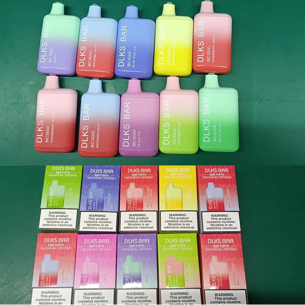 Wholesale/Supplier I Rechargeable Disposable/Chargeable Electronic Cigarettes Dlks Bar Bc5000 Get Puff Plus Lux Pod 6 Disposable/Chargeable Vape Electronic Cigarette