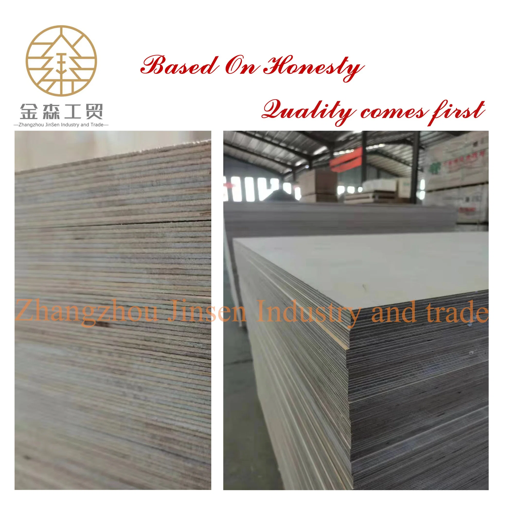 Best Quality Marine/Comemercial/Melamine Plywood with WBP Bonding Glue for Boat Building