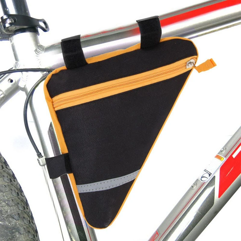 Triangle Sac tube avant du châssis de vélo Le vélo Sacs de voyage pochette routier titulaire de la selle