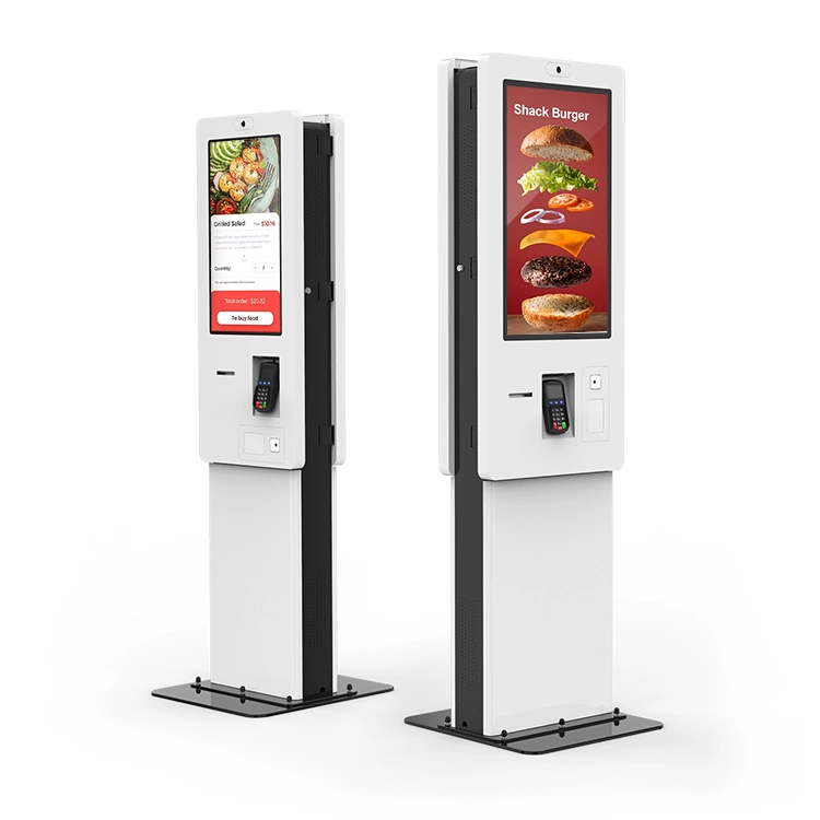 شاشة اللمس الدفع الذاتي نقطة البيع Kiosk Self Service آلة البيع كشك الخدمة الذاتية الطرفي