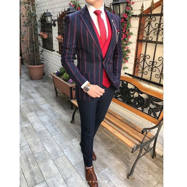 OEM Brands Business Suits Men Woolen Classic Formal Slim Suits