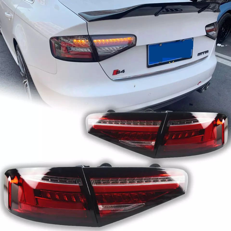 Car Lights for Audi A4 LED Tail Lamp 2013 2014 2015 2016 Dynamic Signal Tail Light Animation Rear Stop Brake Reverse Accessories Auto Lamp