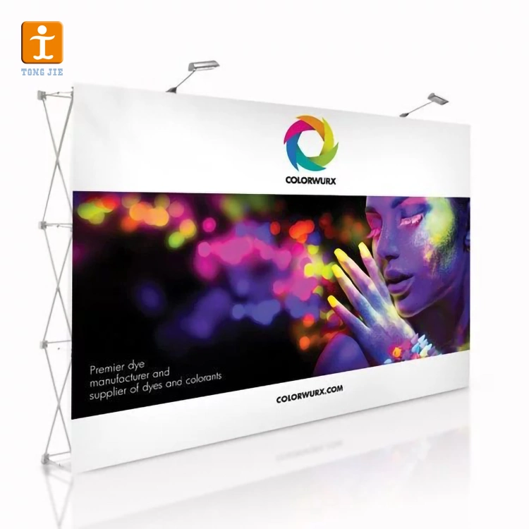 Folding Trade Show Fabric Banner Display/ Easy Carry Fabric Banner