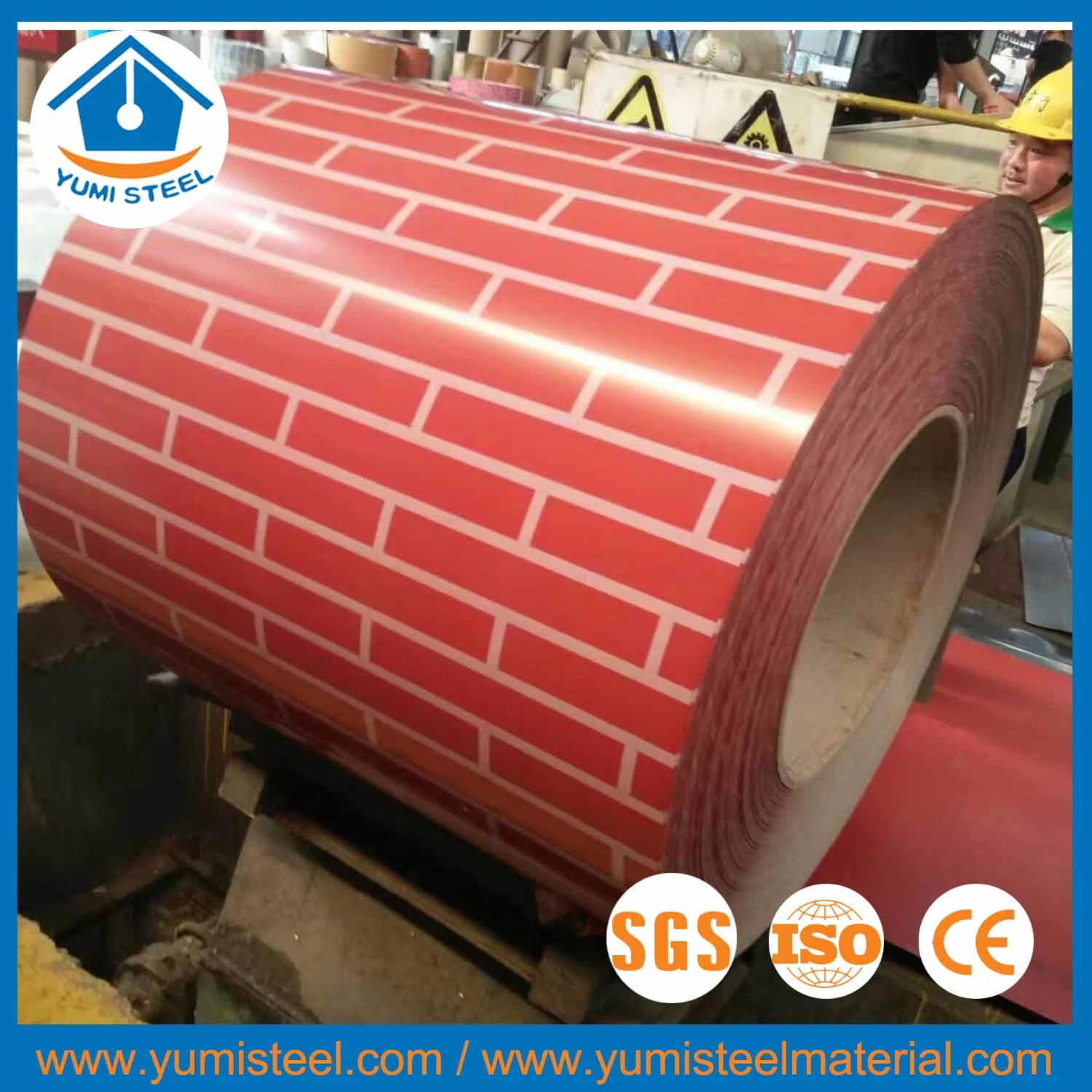 Wood Grain Galvanized Prepainted Color Steel Coils for Side Wall/Roof Plates/Sheets/Panels