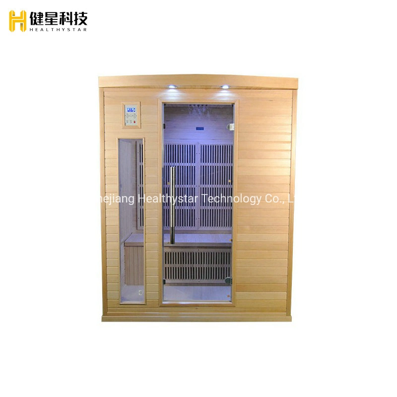 Factory of Luxury 3 Person Carbon Heater Full Spectrum Indoor Infrared Sauna