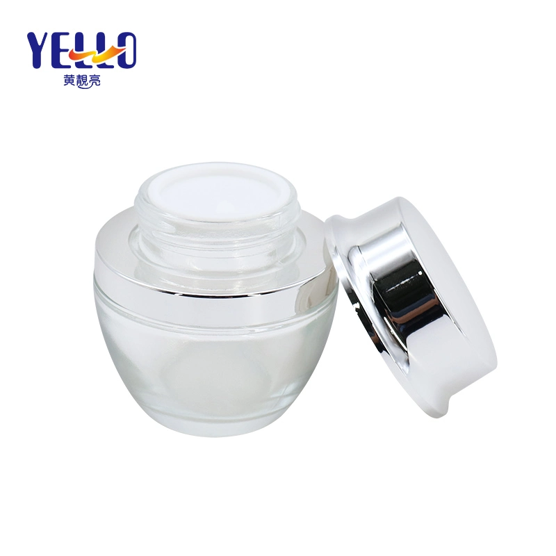 20g 50g Empty Glass Moisturizer Bottle Cream Jar Cosmetic Containers