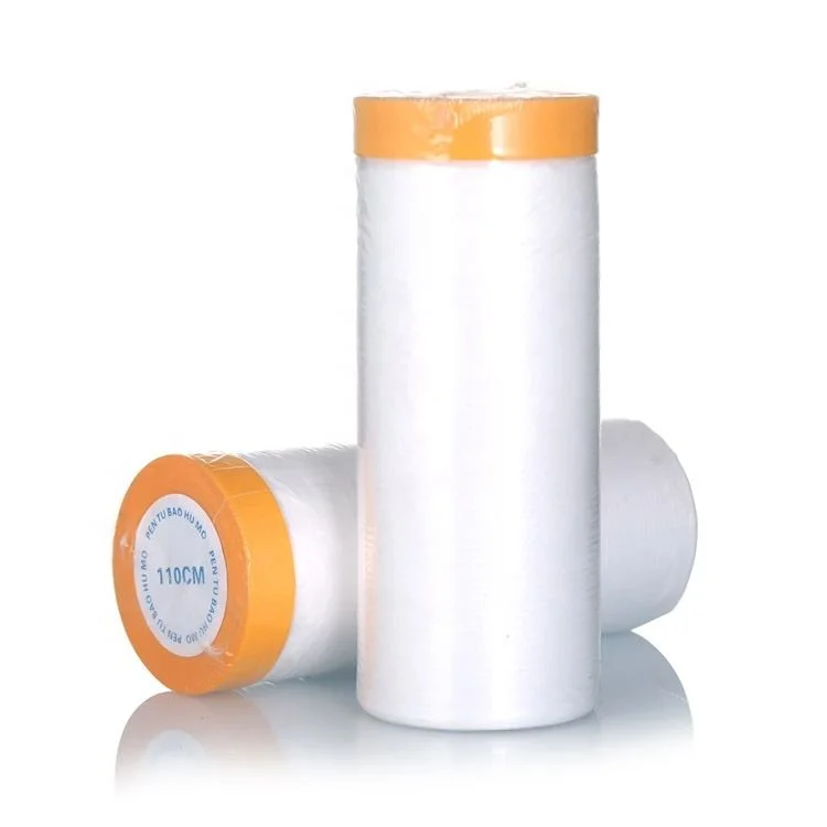 Disposable Clear HDPE Overspray Plastic Sheeting Masking Film for Auto Painting Protector