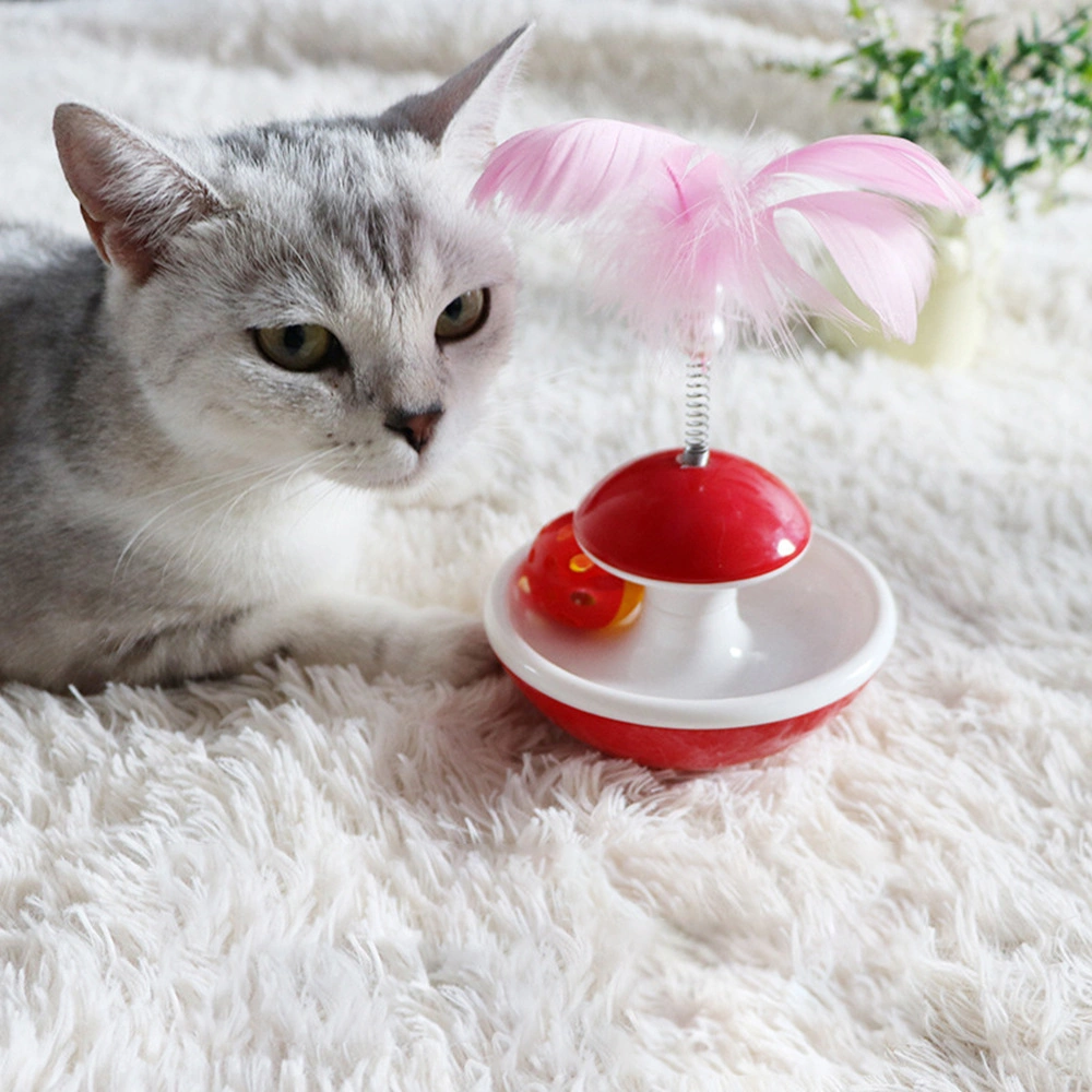 Hot Sales a Leaky Food Toy Shaped Like a Frisbee for Cat Dog Pet Playing