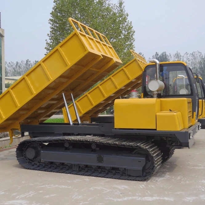 6-20 toneladas de carga útil Crawler Carrier vía Dumper para Foreset y la agricultura