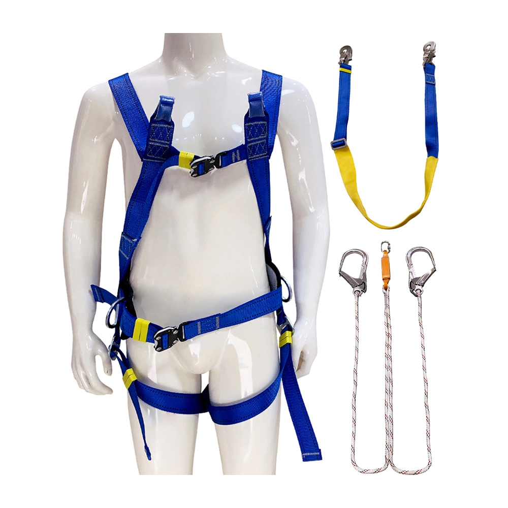 Crash-Proof Full-Body Harness Hanging Double-Strap Safety Belt for Construction Protection