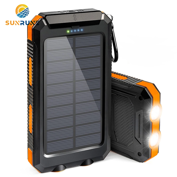 Power Bank 20000mAh 10000mAh Solar Charger Portable Wireless Charger Power Bank Solar Charger for Cell Phone