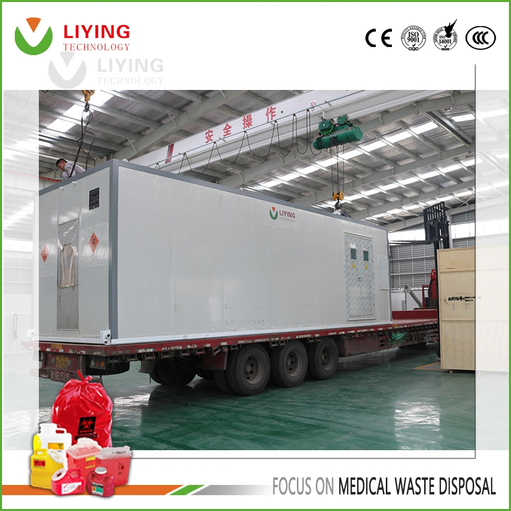 Hospital Clinical Hazardous Medical Waste Management with Microwave Disinfection Treatment System