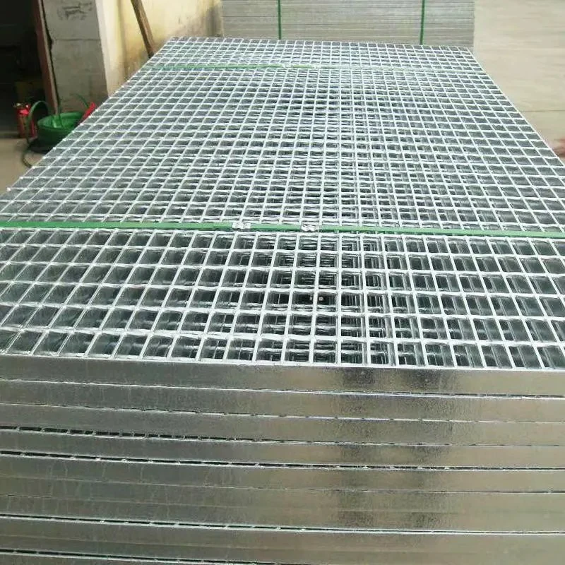 Plain Type Metal Walkway Grating, 25 X 5 / 30 X 3 Galvanized Floor Grating Stainless Steel Grating