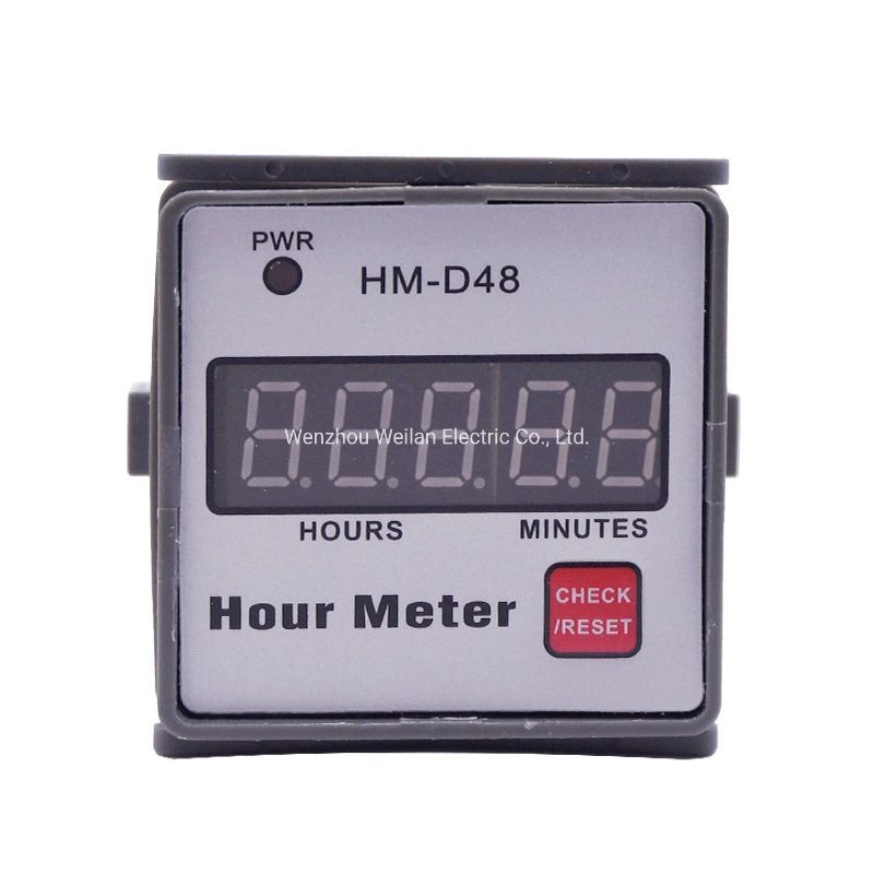 High quality/High cost performance Types of Hm-1AC220V Digital Hour Meter Hm-D48