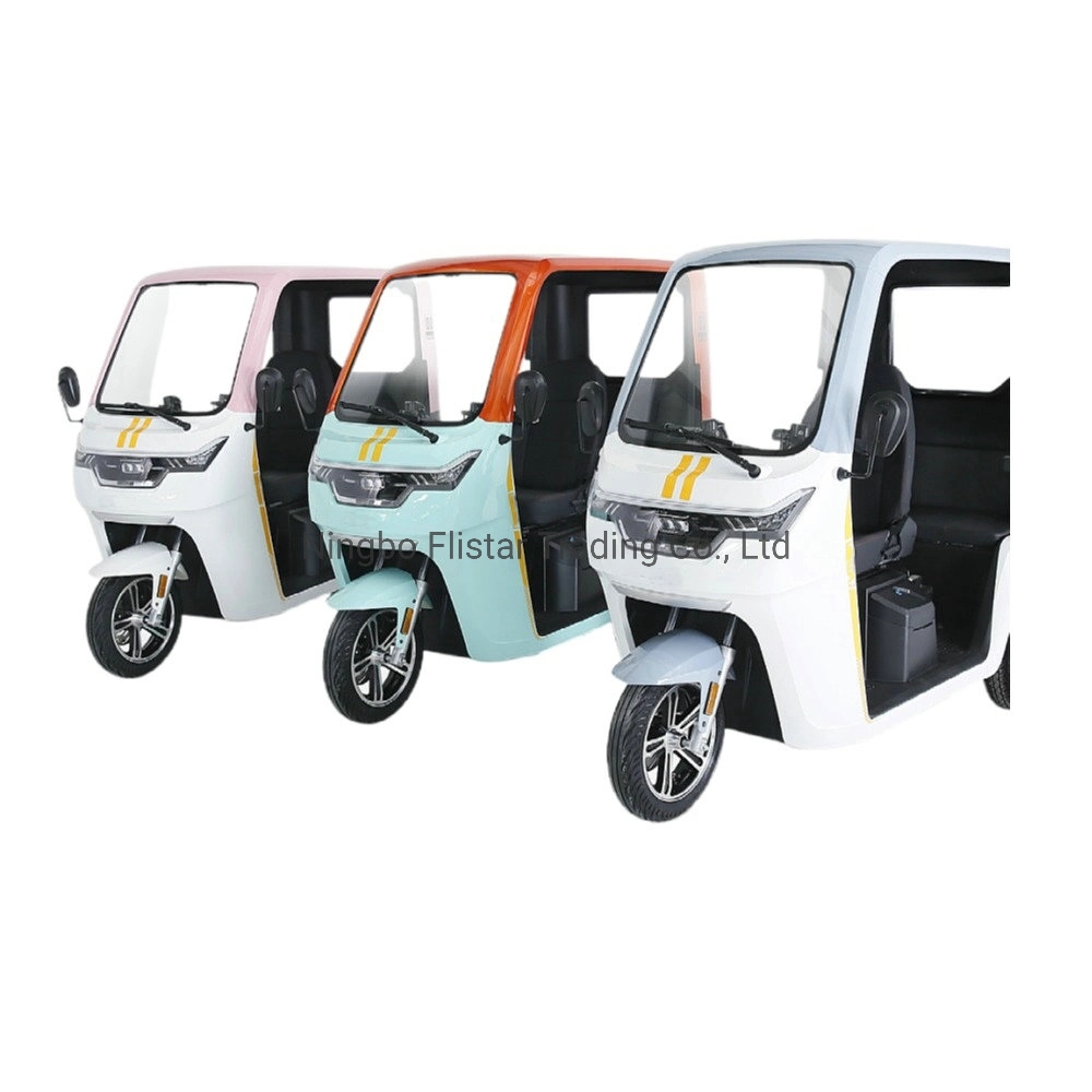 Triciclo eléctrico de adultos E-rickshaw Tuk Tuk para el pasajero