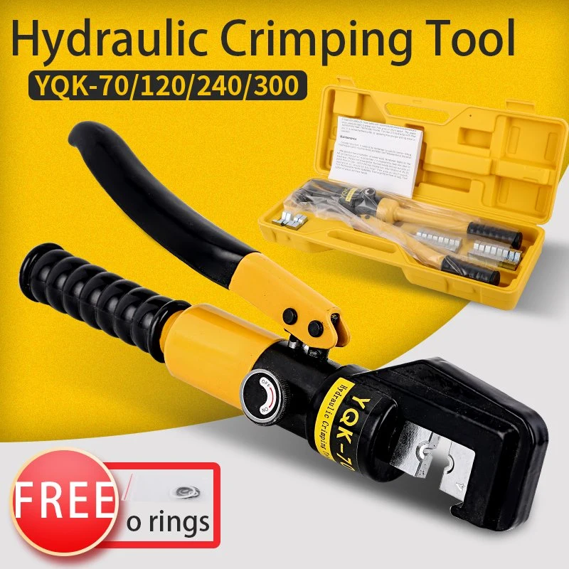 Small Cable Lug Hydraulic Pliers Manual Yqk-70 Hydraulic Crimping Tool