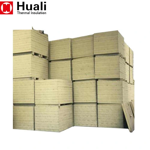 Waterproof Mineral Wool Sound Absorption Rock Wool Thermal Insulation Slab Acoustic Board Plastic Bag Inside 60-180kg/M3 Cn; Tia