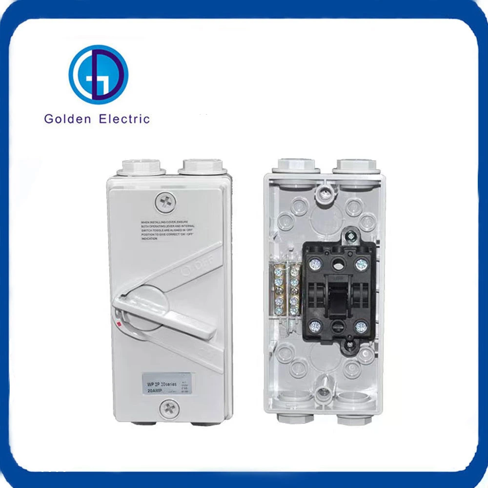 AC Isolation Switch 3poles 20A 35A 63A Waterproof Enclosed Isolating Switch Ukf Series Disconnector