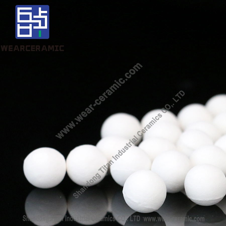 99% عالية Alumina السيراميك الكرة Al2O3 Catalyst Support Ceramic Ball Alumina Filler Ball Alumina Ceramic Ball as Catalyst Bed Support