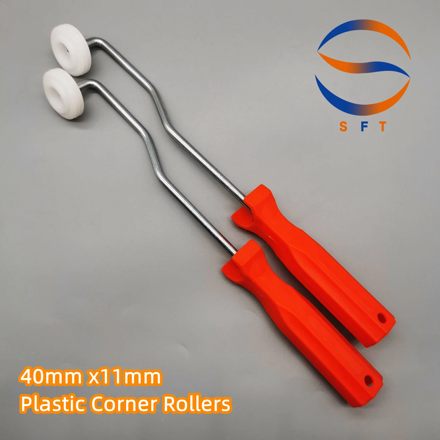 40mm Diameter 11mm Thickness Plastic Corner Rollers for Resin Application