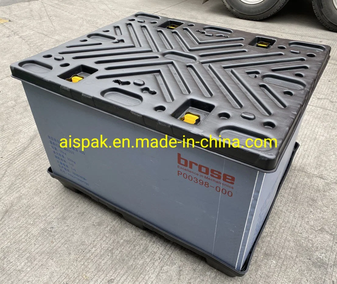 Folded PP HDPE Plastic Pallet Bins