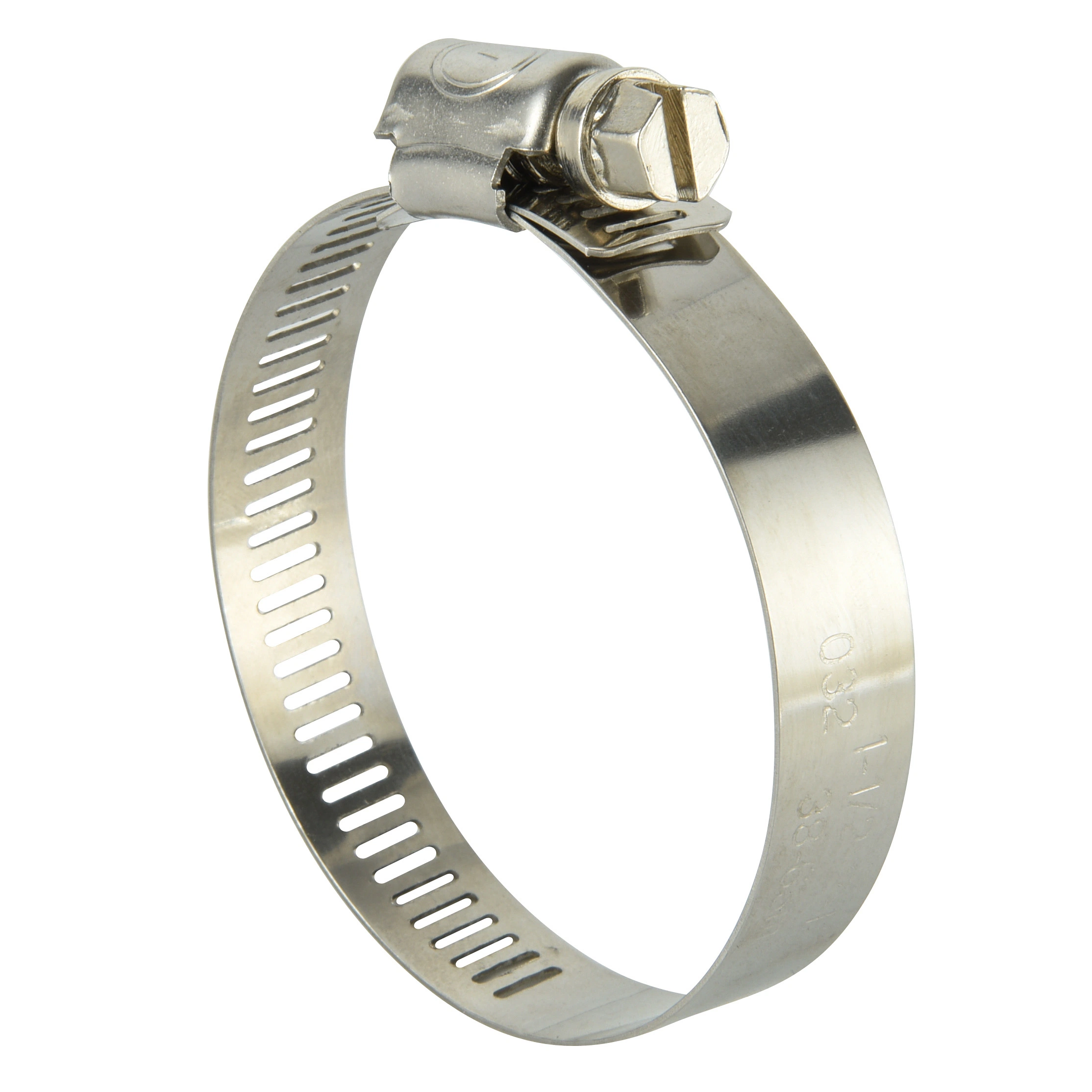 OEM Carbon Steel High-Efficiency Inexpensive Top-Level Miniature Worm Gear Hose Clamp on Mining Machinery