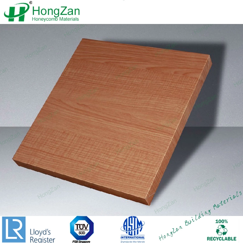 Wood Grain Aluminum Honeycomb Panel Building Materials