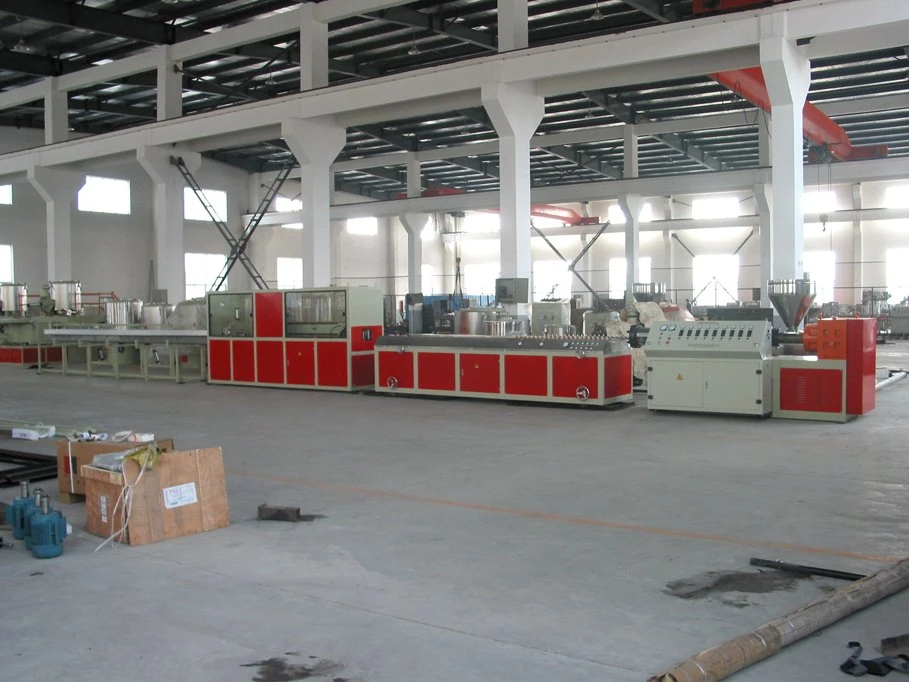 PVC Window Profile Production Line (YF-180, YF-240) Plastic Wood Extruder Machine Plastic PVC Photo Frame Windows and Doors PVC Profile Making Machine