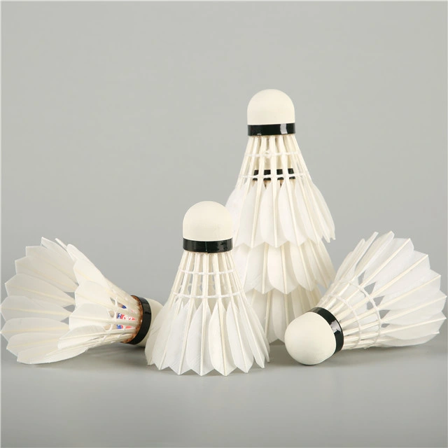 Usine de fournitures Lingmei 60 Goose Feather Badminton shuttlecock pour Professional Formation