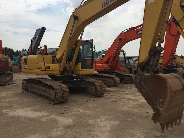 Second Hand Komatsu PC200-7 (20t) Multifunction Backhoe Crawler Heavy Duty Backhoe Excavator