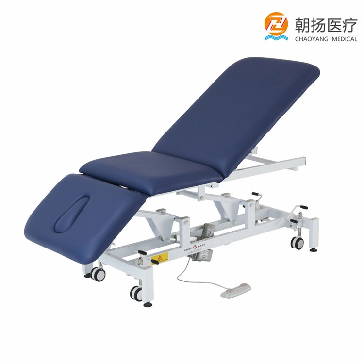 3 Section Medical Electric Physiotherapy Examination Treatment Massage Table Bed