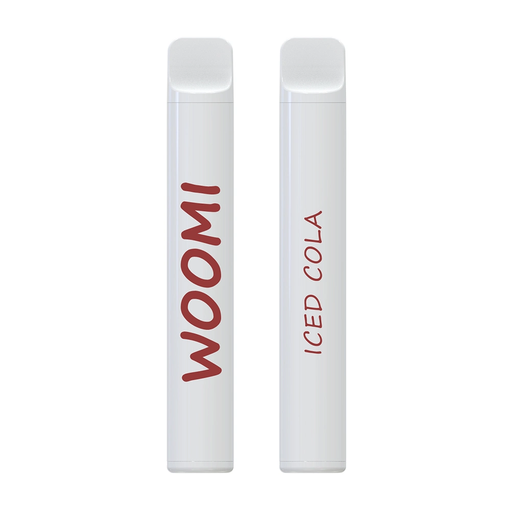 Woomi buen precio mejor VAPE nieve 600 850 Puff E-Cigarette 2% 5% Acer de nicotina 2ml E-Liquid VAPE desechable E CIG Sabor de uva mejor Vapes barra de Puff bobina de malla