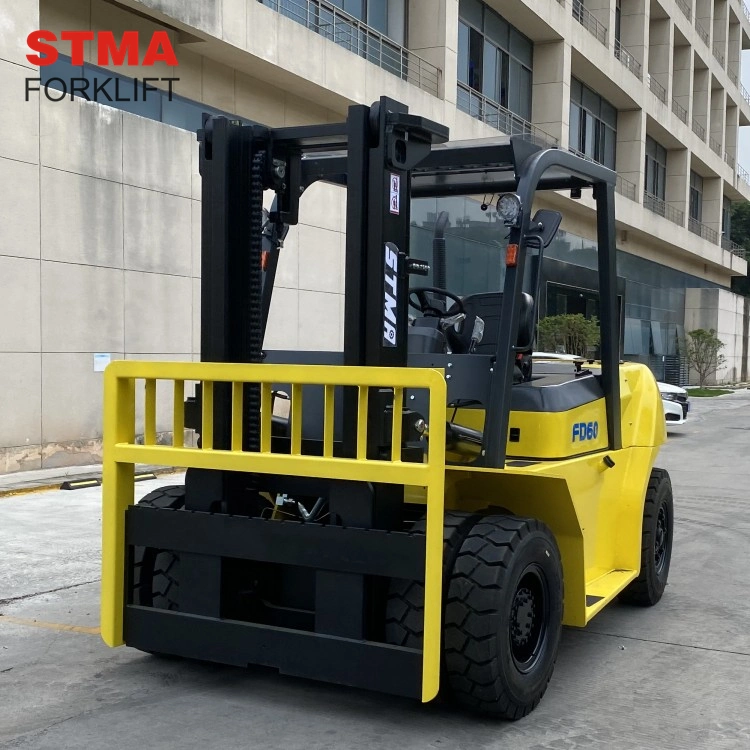 Stma Fork Lift Tractors 6tone 6tonne Fd60 Diesel Forklift Boom with 1520mm Fork Length