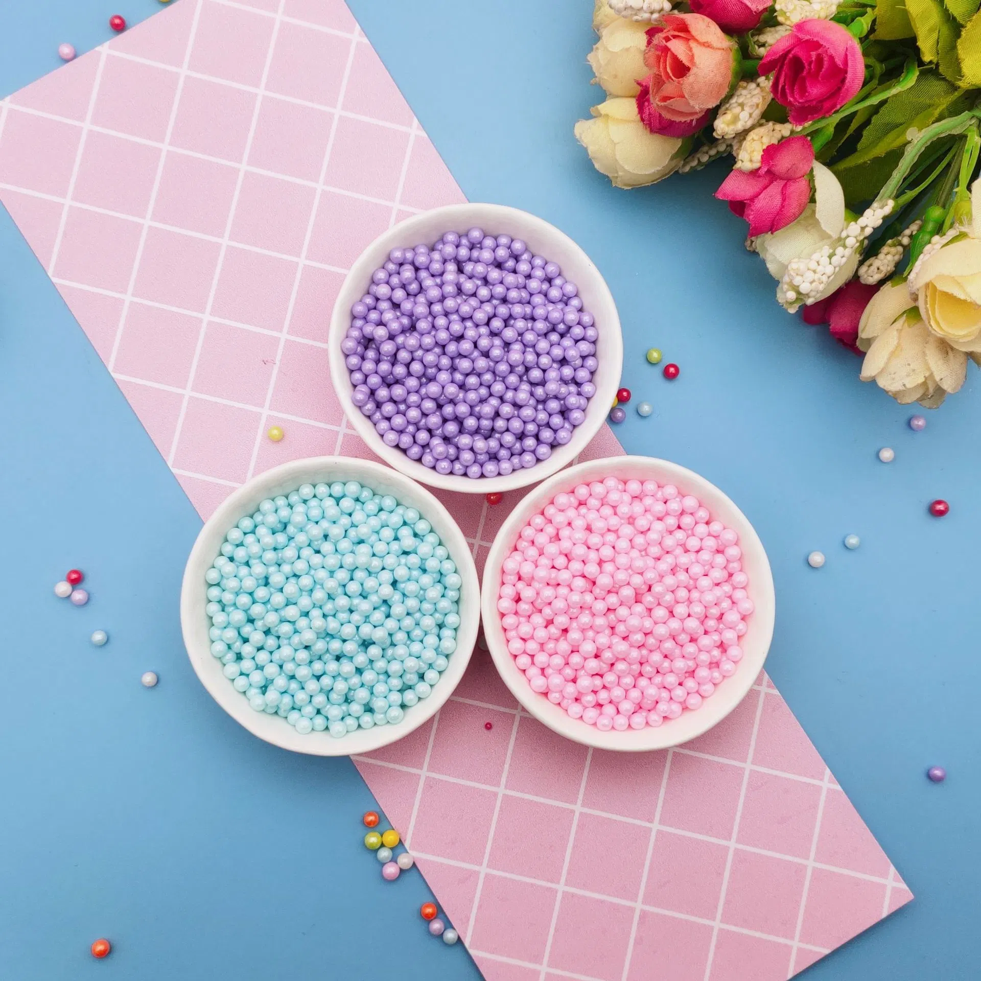 Wholesale/Supplier OEM Mixed Color Sweet Small Ball Pearl Candy Hard Press Candy