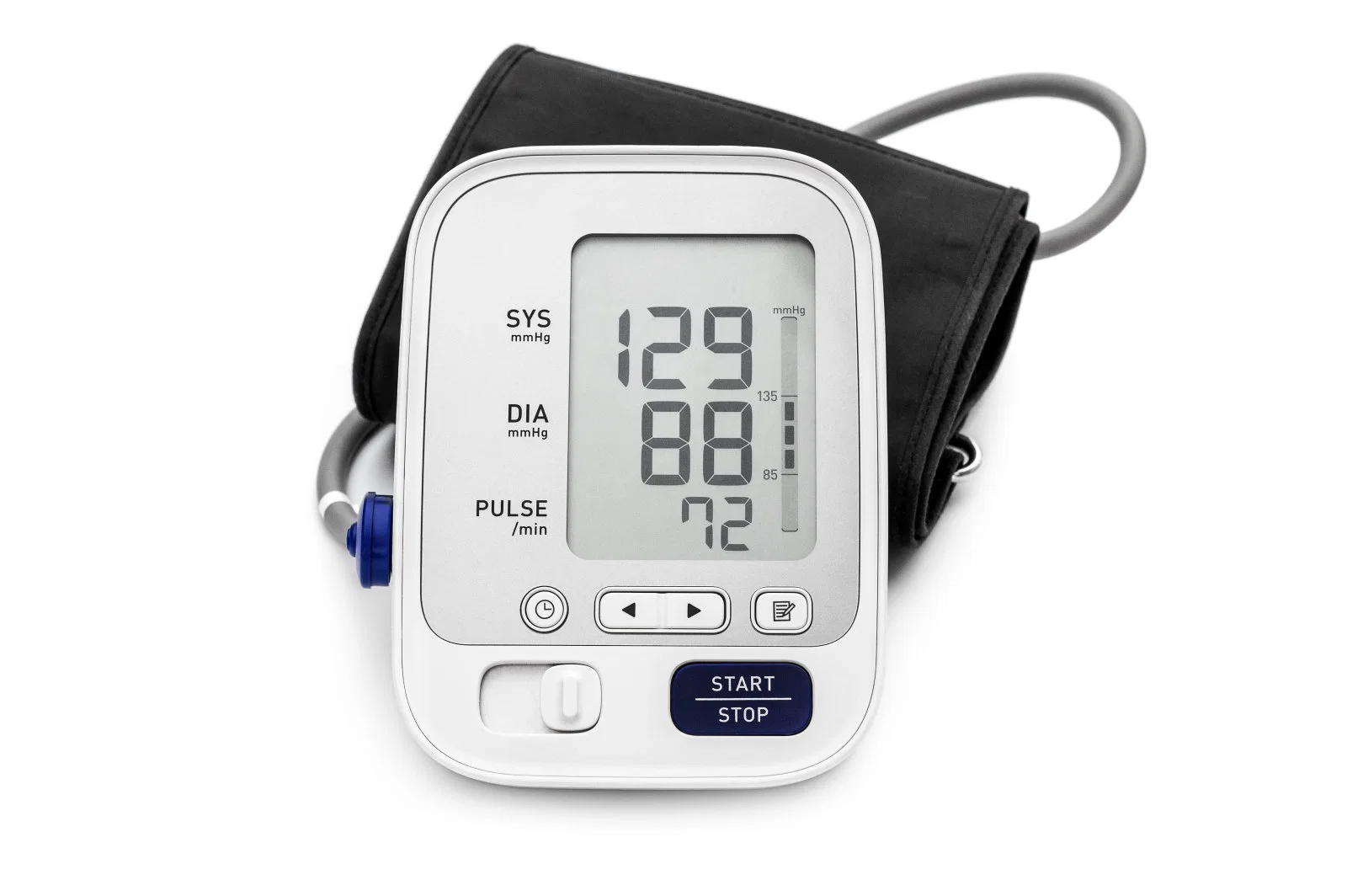 Medical Arm Sphygmomanometer Bp Monitor with Adapter Cable Digital Tensiometer Arm Blood Pressure Monitor