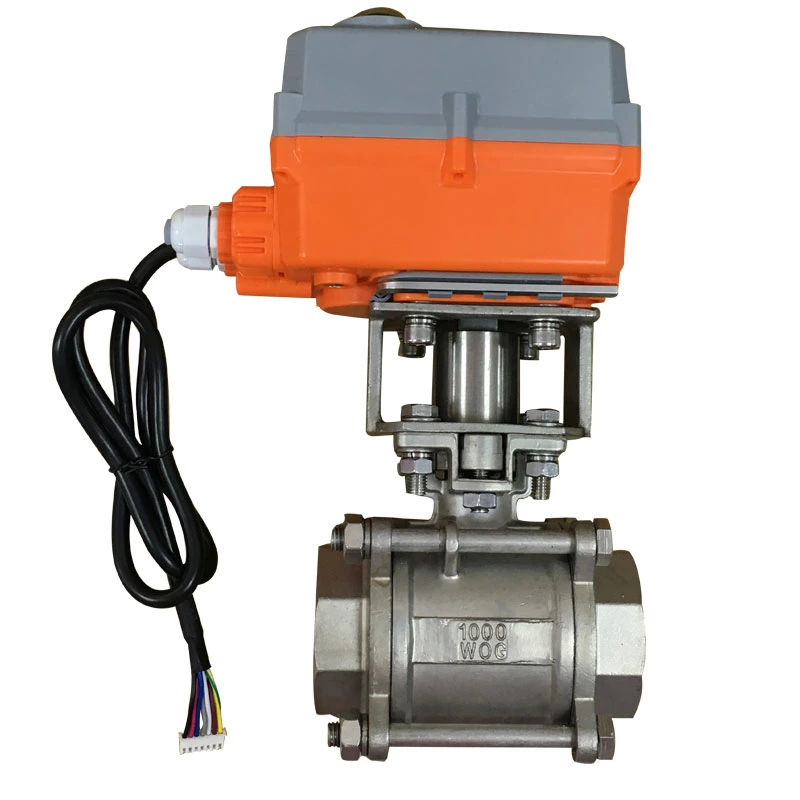 High Quality Explosion Proof Stainless Steel Motorised Ball Valve 2 Way